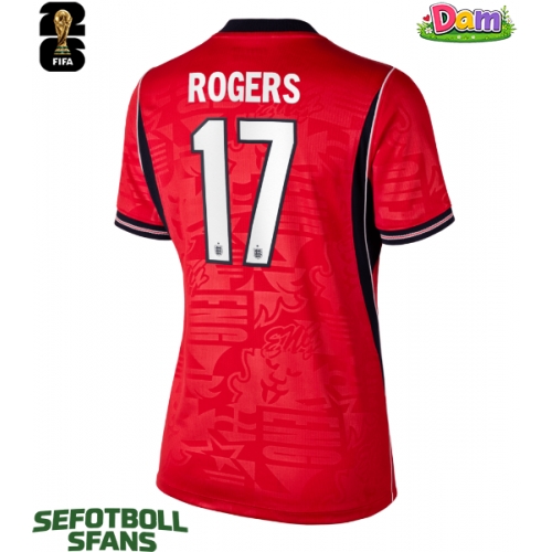 England Morgan Rogers #17 Bortatröja Kvinnor VM 2026 Kortärmad